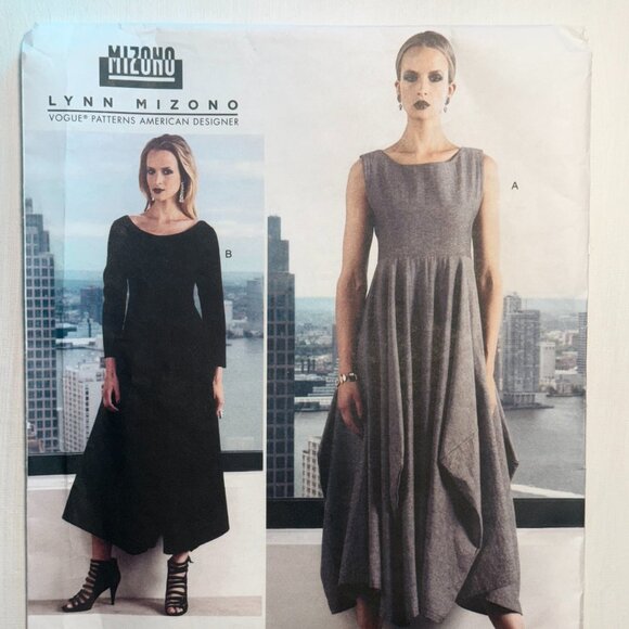 VOGUE PATTERN BY LYNN MIZONO. Sizes-8-10-12-14-16 - Picture 1 of 2